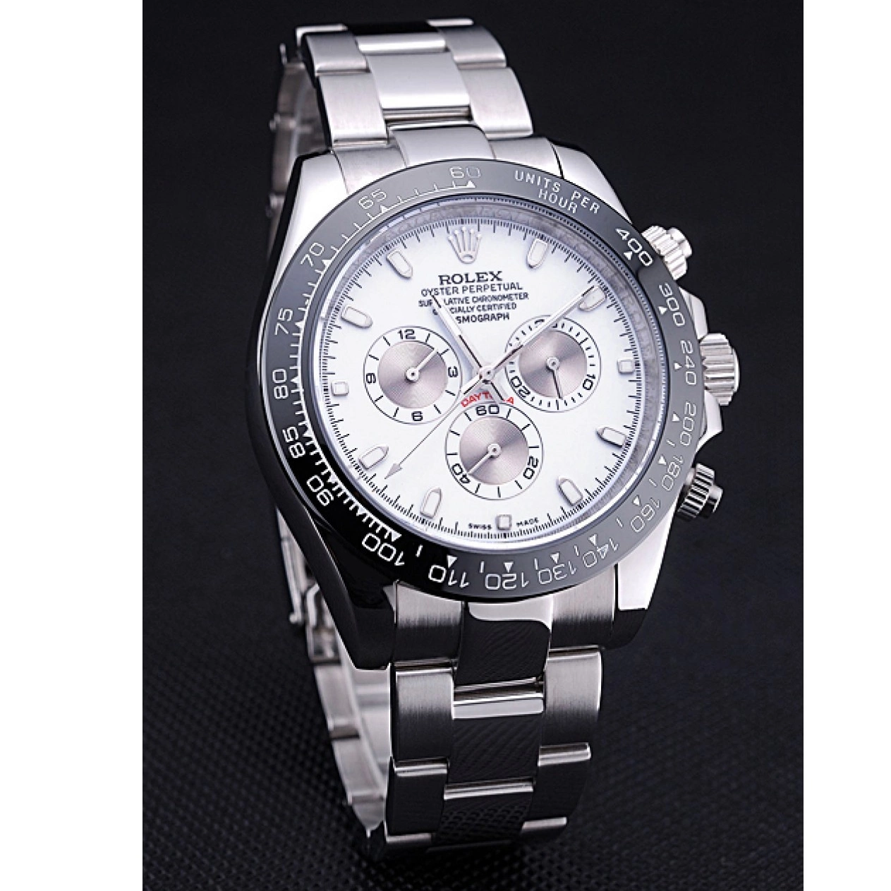 Rolex copies cheap Bracelet Daytona Steel Rolex Dial Stainless 622542 Cosmograph White 0802